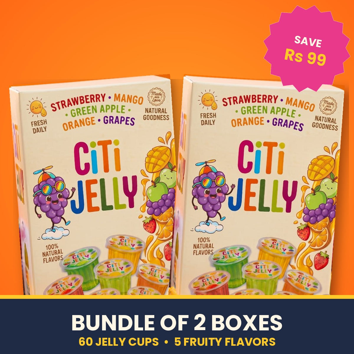 Citi Jelly – Bundle of 2 Boxes (60 Jelly Cups)