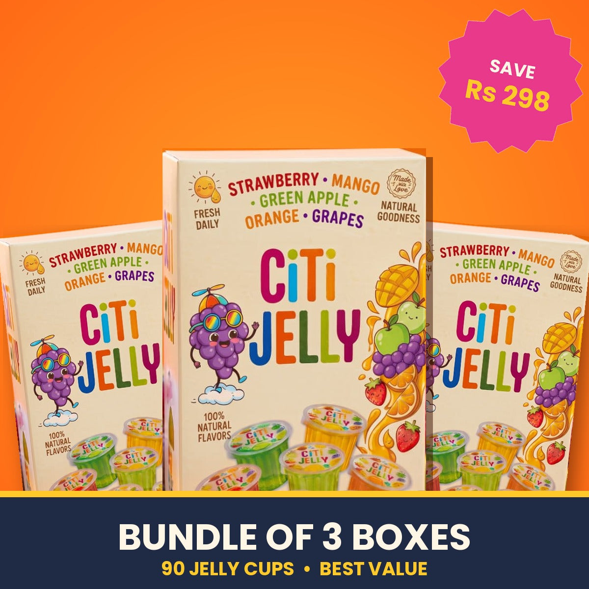 Citi Jelly bundle of 3 boxes
